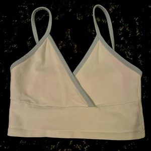 Blue and white top from brandy, Size xs